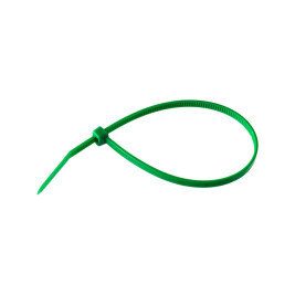 Хомуты, 150 х 2,5 мм, пластиковые, зеленые, 100 шт.