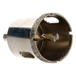 Сверло алмазное по керамограниту, 40 х 67 мм, трехгранный хвостовик