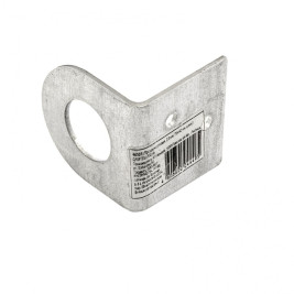 Проушина угловая, 2 мм, 75 х 40 мм, цинк Россия