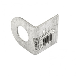 Проушина угловая, 2 мм, 75 х 40 мм, цинк Россия