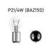 Лампа автомобильная накаливания P21/4W, 12V, 21/4Вт, BAZ15d, ORIGINAL NEOLUX - 2 шт - Артикул 4008321781048_NLX
