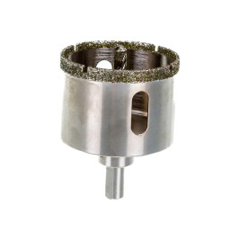 Сверло алмазное по керамограниту, 55 х 67 мм, трехгранный хвостовик