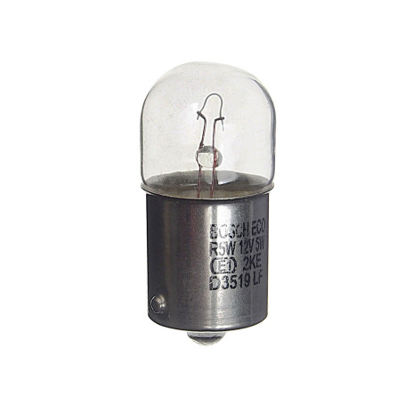 Лампа автомобильная накаливания R5W, 12V, 5Вт, BA15s, ECO BOSCH - 1 шт - Артикул 1987302815_BCH
