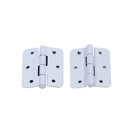 Петля накладная ПН5-60, белая, 2 шт.