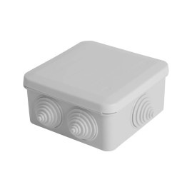 Коробка распаячная с крышкой пылевлагозащищенная 100х100х50 мм