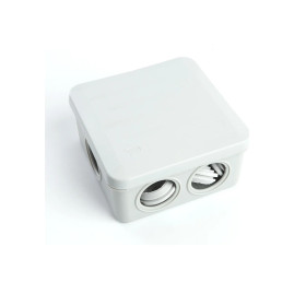 Коробка распаячная с крышкой пылевлагозащищенная 100х100х50 мм