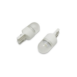 Лампы автомобильные светодиодные W5W T10, T127, 12V, 1W, W2.1x9.5d, AVS - 2 шт