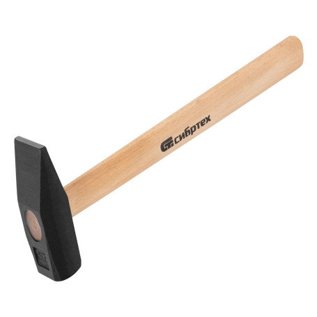 Молоток слесарный с деревянной ручкой 10219 квадратный боёк 600 гр - Артикул 1021911