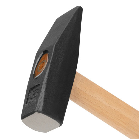 Молоток слесарный с деревянной ручкой 10219 квадратный боёк 600 гр - Артикул 1021911