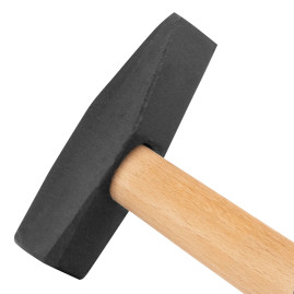 Молоток слесарный с деревянной ручкой 10219 квадратный боёк 600 гр