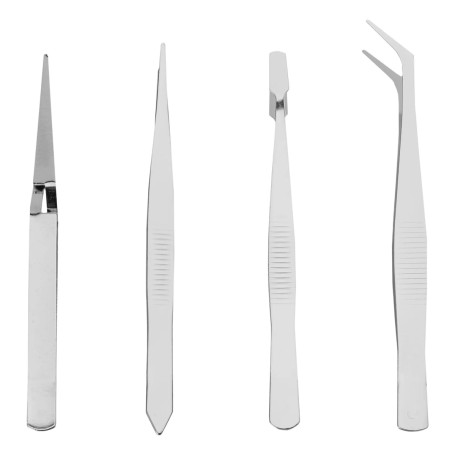 Набор пинцетов из нержавеющей стали, 4 шт - Артикул 91484511