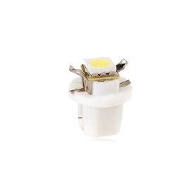 Лампы автомобильные светодиодные B8.5d , 12V, 1.2W, с патроном 1 SMD белый конус, XENITE - 1 шт