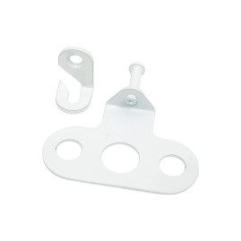 Ограничитель открывания окна, белый, металлический