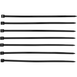 Хомуты, 500 x 4.8 мм, пластиковые, черные, 50 шт