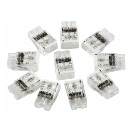 2273-202, Клемма 2 контактная, компактная, 0.5-2.5 кв.мм (10 шт)