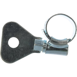 Хомуты металлические 12-20 мм, ширина 10 мм , с метал. ключом, 2 шт.