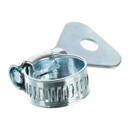 Хомуты металлические 12-20 мм, ширина 10 мм , с метал. ключом, 2 шт.