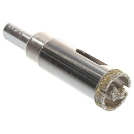 Сверло по керамограниту, алмазное, 18 х 67 мм, трехгранный хвостовик