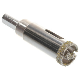 Сверло по керамограниту, алмазное, 18 х 67 мм, трехгранный хвостовик