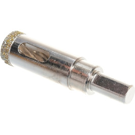 Сверло по керамограниту, алмазное, 18 х 67 мм, трехгранный хвостовик