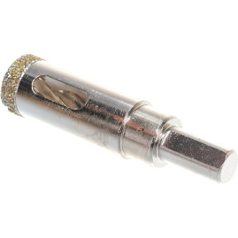 Сверло по керамограниту, алмазное, 18 х 67 мм, трехгранный хвостовик