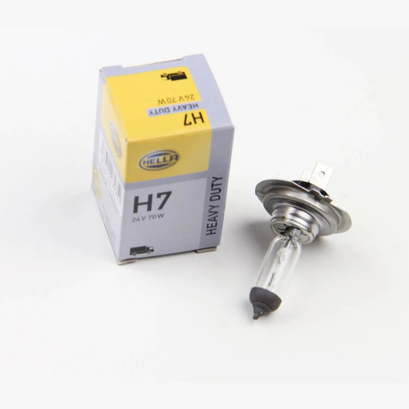 Лампа автомобильная галогенная H7, 24V, 70W, PX26d, HELLA - 1 шт - Артикул 8GH007157241_HEL