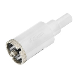 Сверло по керамограниту, алмазное, 25 х 67 мм, трехгранный хвостовик