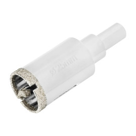 Сверло по керамограниту, алмазное, 25 х 67 мм, трехгранный хвостовик