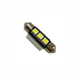 Лампа автомобильная светодиодная C5W, 12V, 5W, SV8.5, 7000K, L 35mm, Canbus, LYNXAUTO - 1 шт