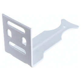 Кронштейн для радиатора трехсторонний, белый