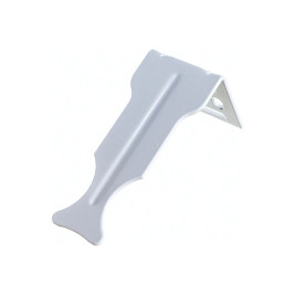 Кронштейн для радиатора трехсторонний, белый