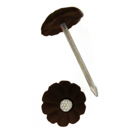 Гвоздь декор темно-коричневый 1,6х25 мм, 40 шт - Артикул 108602