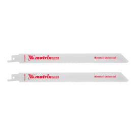 Полотна универсальные для сабельной пилы S1122VF, 200/1.8-2.5 мм, Bimetal, 2 шт