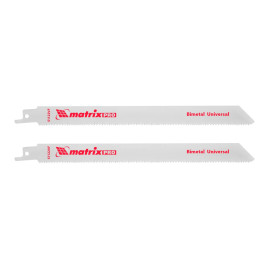 Полотна универсальные для сабельной пилы S1122VF, 200/1.8-2.5 мм, Bimetal, 2 шт