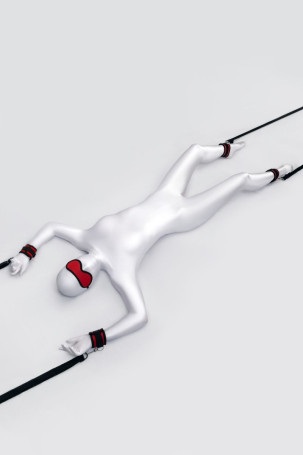 Красно-черный бондажный набор Anonymo - Артикул 280094