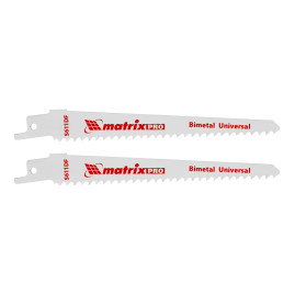Полотна универсальные для сабельной пилы S611DF 125/4.3 мм, Bimetal, 2 шт