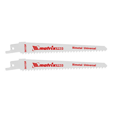 Полотна универсальные для сабельной пилы S611DF 125/4.3 мм, Bimetal, 2 шт - Артикул 78200411