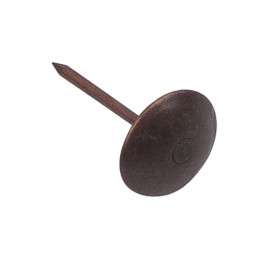 Гвоздь мебельный медь 1х17 мм, 30 шт