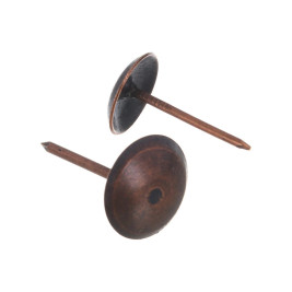 Гвоздь мебельный медь 1х17 мм, 30 шт