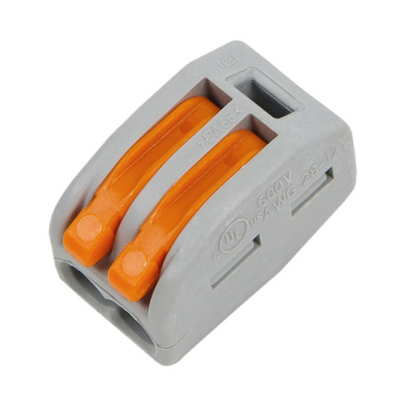 Клемма WAGO 0,08-4мм2 32A Cu 222-412 10 шт. - Артикул 222-412