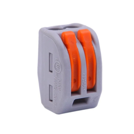 Клемма WAGO 0,08-4мм2 32A Cu 222-412 10 шт. - Артикул 222-412