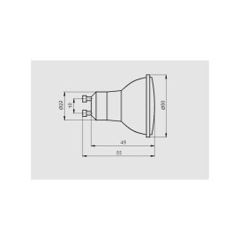 Лампочка галогеновая GU10 50W 220V