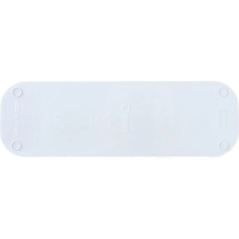 Колодка розеточная электрическая 3-х местная с кнопкой Makel