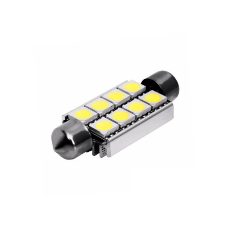 Лампа автомобильная светодиодная C5W Т11, 12V, 1.8W, SV8.5, 6500K, L36mm, CANBUS, AVS - 2 шт - Артикул A80589S_AV1