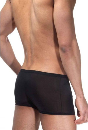 Черные низкие трусы-боксеры - Артикул 387449