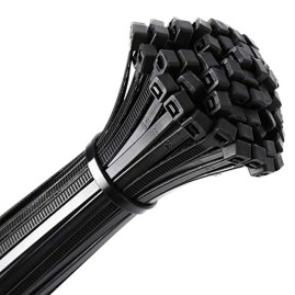 Хомуты, 100 x 2.5 мм, пластиковые, черные, 100 шт