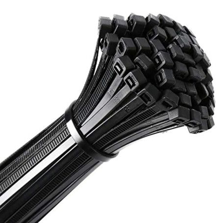 Хомуты, 100 x 2.5 мм, пластиковые, черные, 100 шт - Артикул 4554011