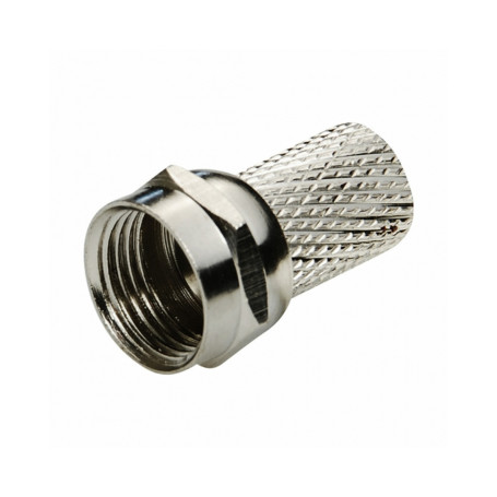 F разъём RG6, антенный разъем на кабель, штекер F (4 шт.) - Артикул 05-4003-4