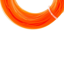 Леска строительная, 100 м, D 1 мм, цвет оранжевый