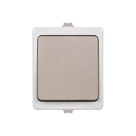 Выключатель 1-кл. открытой установки IP54 10А "Вуокса" TDM - Артикул SQ1803-0001